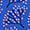 Blütenfeuerwerk, Blau Einlage: Schwarz
